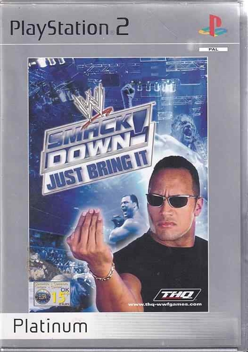WWF SmackDown Just Bring It - Platinum - PS2 (B Grade) (Genbrug)